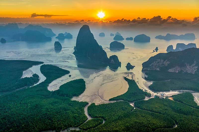 Twilight Phang Nga Bay Canoe